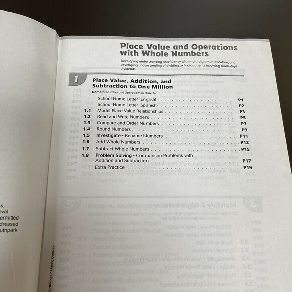 Go Math! Mafs Beginner Standards Practice Book Grade 4 Home Schooling Book - Picture 5 of 11